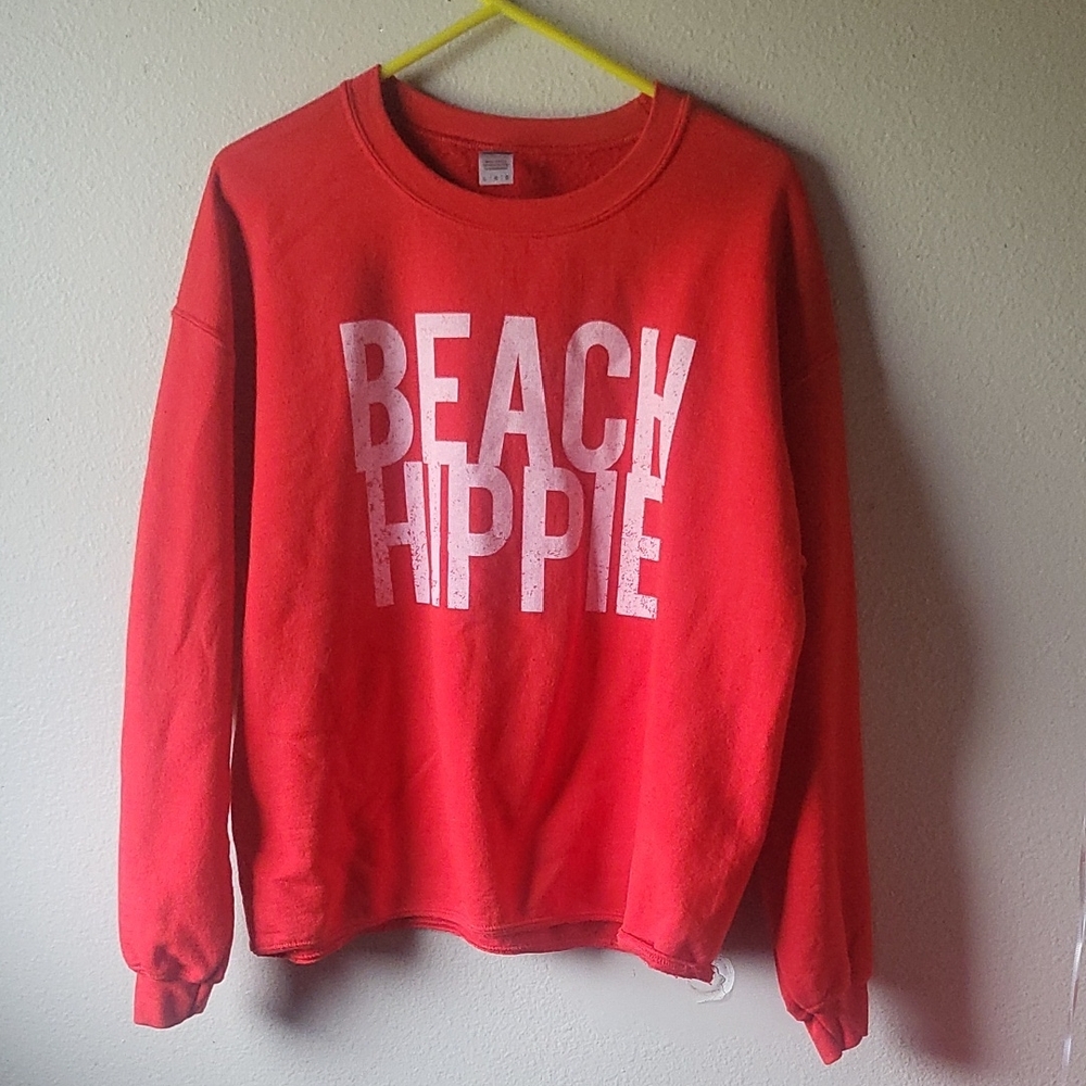 Vibrant Red Sweatshirt